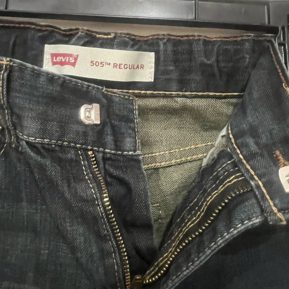 Levi's Boys Deep Indigo Straight Jeans